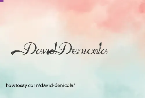 David Denicola
