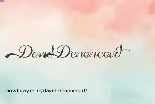 David Denoncourt