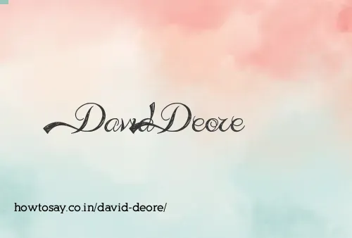 David Deore