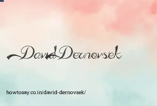 David Dernovsek