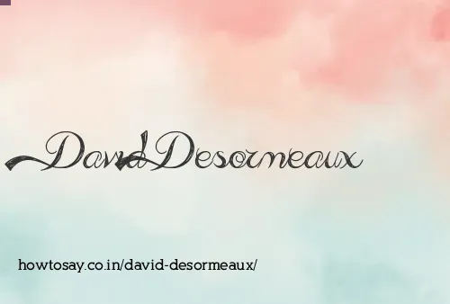 David Desormeaux