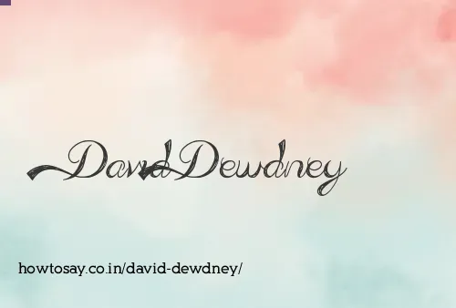 David Dewdney