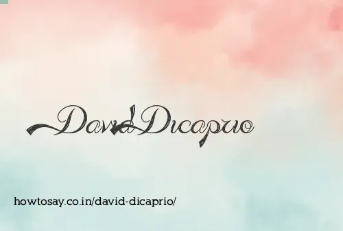 David Dicaprio