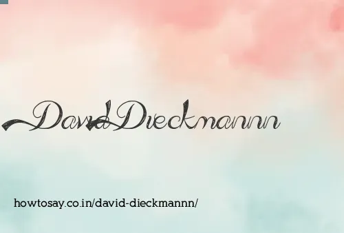 David Dieckmannn
