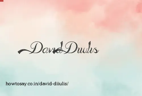 David Diiulis
