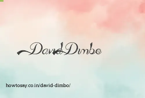 David Dimbo