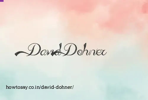 David Dohner