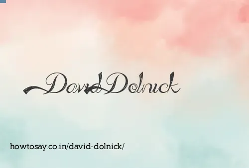 David Dolnick