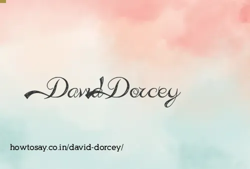 David Dorcey