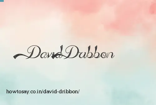 David Dribbon