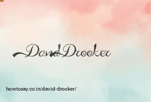 David Drooker