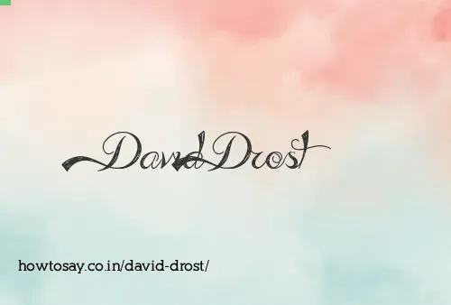David Drost