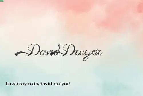 David Druyor