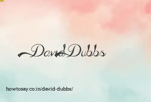 David Dubbs