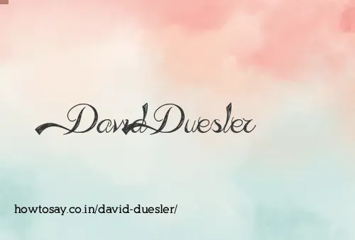David Duesler