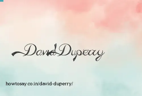 David Duperry