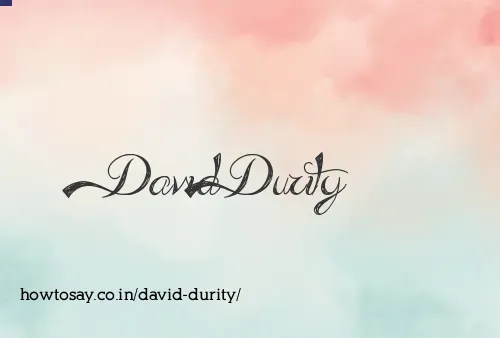 David Durity