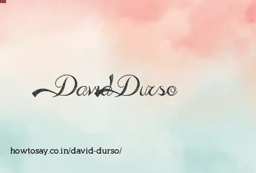 David Durso