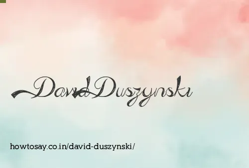 David Duszynski