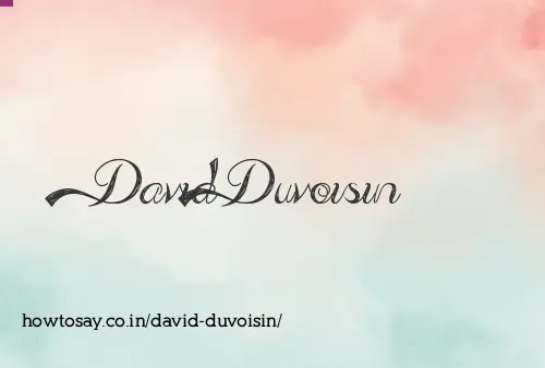 David Duvoisin