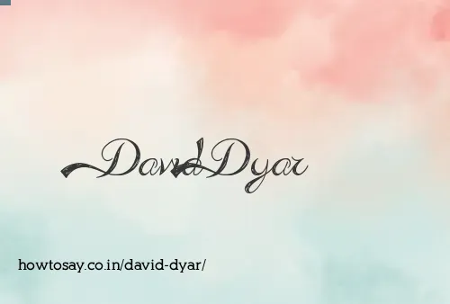 David Dyar