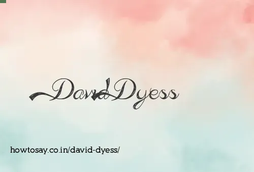David Dyess