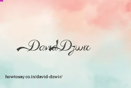 David Dzwir