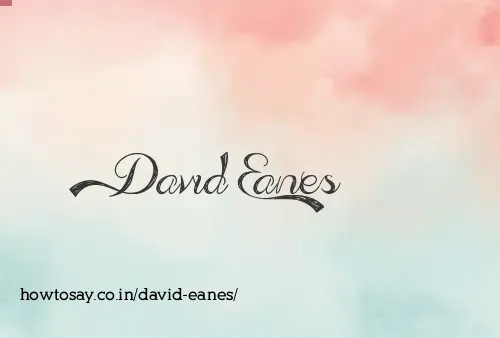 David Eanes
