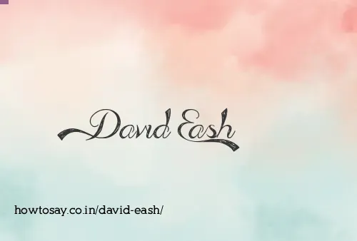 David Eash