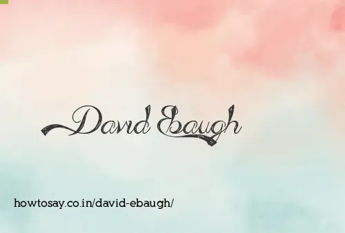 David Ebaugh