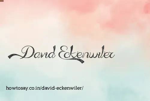 David Eckenwiler