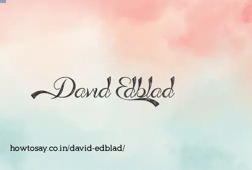 David Edblad
