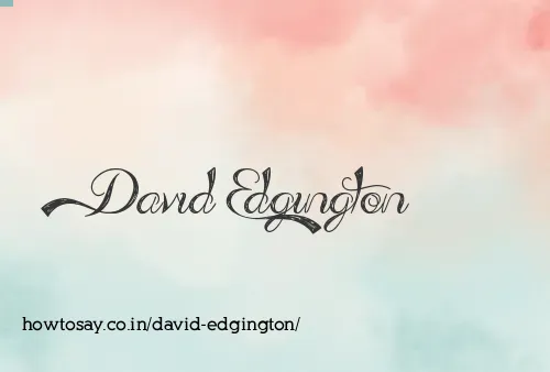 David Edgington