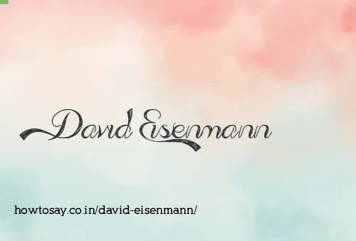 David Eisenmann