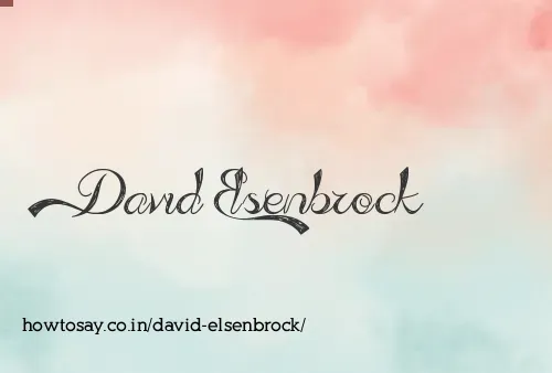 David Elsenbrock