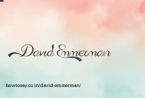 David Emmerman