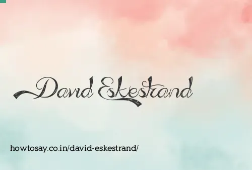 David Eskestrand
