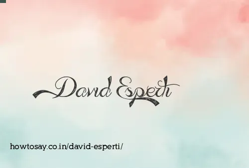 David Esperti