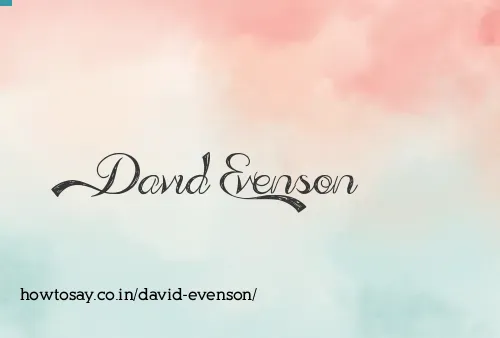 David Evenson