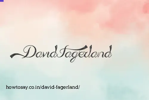 David Fagerland