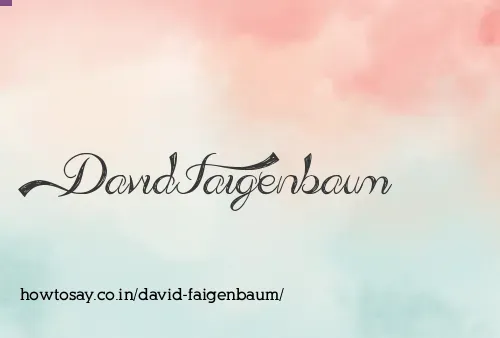 David Faigenbaum