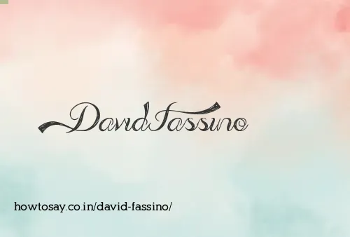 David Fassino