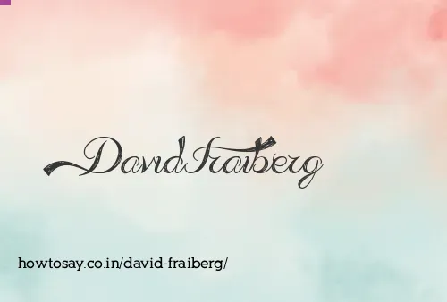 David Fraiberg