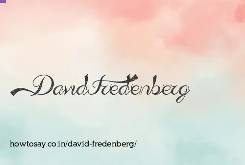 David Fredenberg