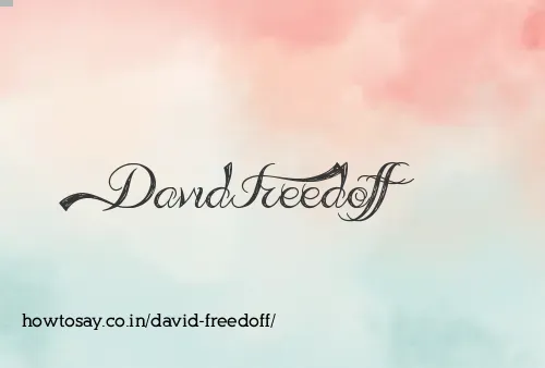 David Freedoff
