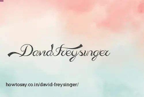 David Freysinger
