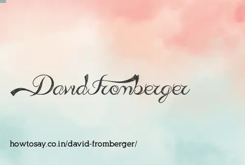 David Fromberger