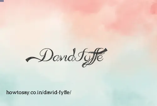 David Fyffe