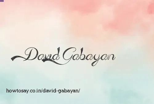 David Gabayan