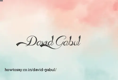 David Gabul